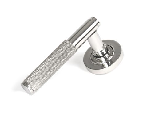 Click Here To Enlarge This Photo Of 50069 From the Anvil Polished Marine SS &lpar;316&rpar; Brompton Lever on Rose Set &lpar;Plain&rpar; - Unsprung