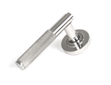 50069 From the Anvil Polished Marine SS &lpar;316&rpar; Brompton Lever on Rose Set &lpar;Plain&rpar; - Unsprung