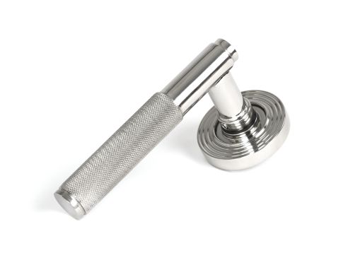Click Here To Enlarge This Photo Of 50071 From the Anvil Polished Marine SS &lpar;316&rpar; Brompton Lever on Rose Set &lpar;Beehive&rpar; - Unsprung