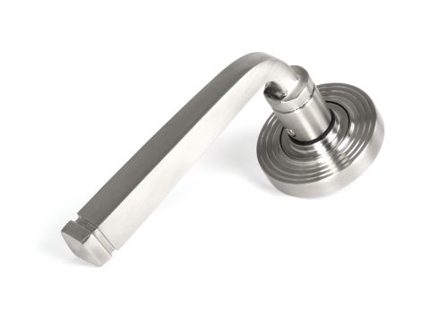 Click Here To Enlarge This Photo Of 50075 From the Anvil Satin Marine SS &lpar;316&rpar; Avon Round Lever on Rose Set &lpar;Beehive&rpar; - Unsprung