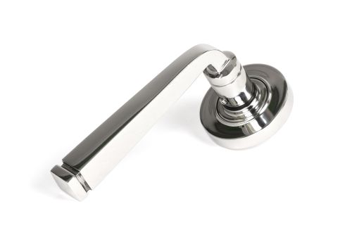 Click Here To Enlarge This Photo Of 50077 From the Anvil Polished Marine SS &lpar;316&rpar; Avon Round Lever on Rose Set &lpar;Plain&rpar; - Unsprung