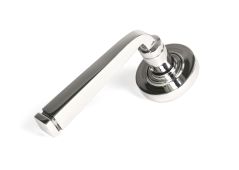 50077 From the Anvil Polished Marine SS &lpar;316&rpar; Avon Round Lever on Rose Set &lpar;Plain&rpar; - Unsprung
