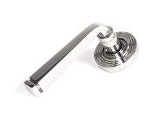 50079 From the Anvil Polished Marine SS &lpar;316&rpar; Avon Round Lever on Rose Set &lpar;Beehive&rpar; - Unsprung