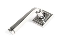 50080 From the Anvil Polished Marine SS &lpar;316&rpar; Avon Round Lever on Rose Set &lpar;Square&rpar; - Unsprung