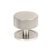 47096 From the Anvil Satin SS &lpar;304&rpar; Brompton Cabinet Knob - 38mm &lpar;Plain&rpar;