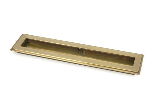 Click Here To Enlarge This Photo Of 48301 From the Anvil Aged Brass 250mm Art Deco Rectangular Pull