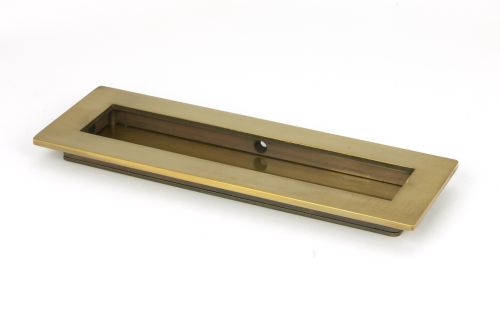 Click Here To Enlarge This Photo Of 48306 From the Anvil Aged Brass 175mm Plain Rectangular Pull
