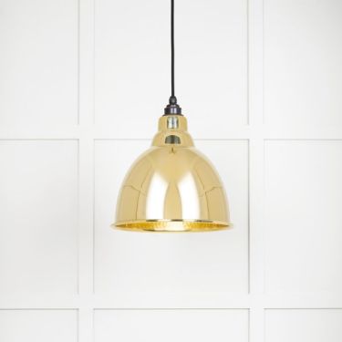 Click Here To Enlarge This Photo Of 49517 From The Anvil Hammered Brass Interior Brindley Pendant