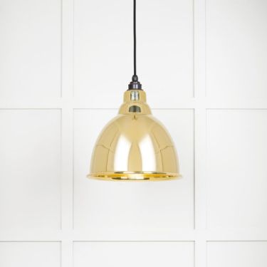 Click Here To Enlarge This Photo Of 49518 From The Anvil Smooth Brass Interior Brindley Pendant