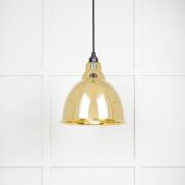 49518 From The Anvil Smooth Brass Interior Brindley Pendant