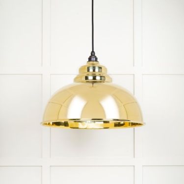 Click Here To Enlarge This Photo Of 49522 From The Anvil Smooth Brass Interior Harborne Pendant