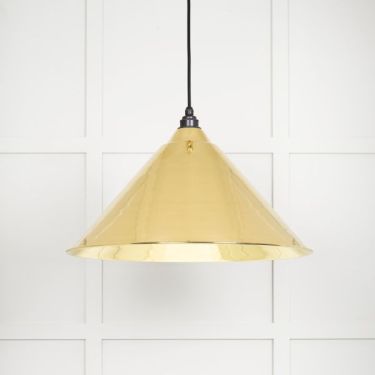 Click Here To Enlarge This Photo Of 49524 From The Anvil Smooth Brass Interior Hockley Pendant