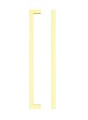 TDFPS-224-BG - Zoo Hardware Square Block Cabinet Pull Handle 224mm c&sol;c Brushed Gold Finish
