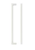 TDFPS-224-BN - Zoo Hardware Square Block Cabinet Pull Handle 224mm c&sol;c Brushed Nickel Finish