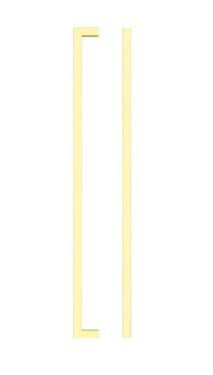 Click Here To Enlarge This Photo Of TDFPS-320-BG - Zoo Hardware Square Block Cabinet Pull Handle 320mm c&sol;c Brushed Gold Finish