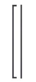 TDFPS-448-MB - Zoo Hardware Square Block Cabinet Pull Handle 448mm c&sol;c Matt Black Finish