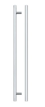 Click Here To Enlarge This Photo Of TDFPT-320-380CP - Zoo Hardware T Bar Cabinet Handle 320mm c&sol;c &lpar;380mm Overall Length&rpar; Polished Chrome Finish