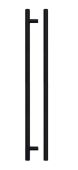 TDFPT-320-380MB - Zoo Hardware T Bar Cabinet Handle 320mm c&sol;c &lpar;380mm Overall Length&rpar; Matt Black Finish