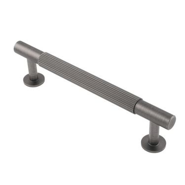Click Here To Enlarge This Photo Of FTD710BANT - Carlisle Brass Fingertip Design 'Lines' Pull Handle 158mm &lpar;128mm c&sol;c&rpar; Anthracite