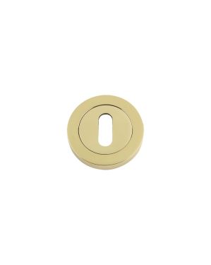 Click Here To Enlarge This Photo Of FB002PB - Zoo Hardware Fulton & Bray Standard Key Escutcheon &lpar;50 x 8mm&rpar; Polished Brass