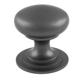 M47DANT - Carlisle Brass Fingertip Design Victorian Knob 42mm Anthracite