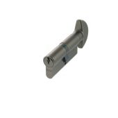 C620F93030 - AGB Euro Profile 5 Pin Cylinder & Turn 35-35mm &lpar;70mm&rpar; &ndash; Black Nickel