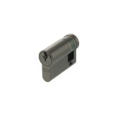 C630F90530 - AGB Euro Profile 5 Pin Single Cylinder 35-15mm &lpar;45mm&rpar; &ndash; Black Nickel