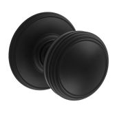 DK35CMB - Carlisle Brass Delamain Plain Mortice Knobs &lpar;Concealed Fix&rpar; Matt Black