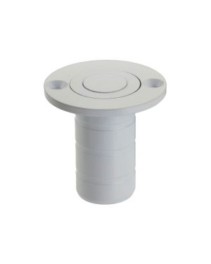 Click Here To Enlarge This Photo Of ZAS14A-PCW - Zoo Hardware Dust Socket for Flush Bolts &lpar;Wood&rpar; 20mm dia&period; x 38mm Powder Coated White