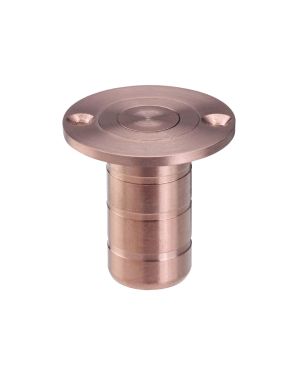 Click Here To Enlarge This Photo Of ZAS14A-TRG - Zoo Hardware Dust Socket for Flush Bolts &lpar;Wood&rpar; 20mm dia&period; x 38mm Tuscan Rose Gold