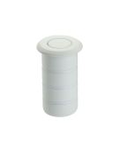 ZAS14-PCW - Zoo Hardware Dust Socket for Flush Bolts &lpar;Concrete&rpar; 20mm dia&period; x 25mm Powder Coated White