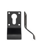 ZAS16-PCB - Zoo Hardware Cylinder Pull &lpar;Euro Profile&rpar; Powder Coated Black