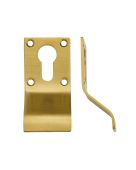 ZAS16-FSB - Zoo Hardware Cylinder Pull &lpar;Euro Profile&rpar; Favo Satin Brass