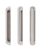 ZS-ALP250BF-SSS - Zoo Hardware Satin Stainless Steel Anti-Ligature Bolt Fix Pull Handle &lpar;250mm c&sol;c&rpar;