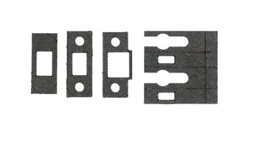Click Here To Enlarge This Photo Of ZITL0130G - Zoo Hardware 1mm Universal Tubular Latch Intumescent to suit 2&period;5" and 3" Tubular Latches&sol;Deadbolts &lpar;FD30&rpar;
