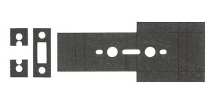 ZIUKFD60G - Zoo Hardware 2mm Universal Flat Deadlock Intumescent to suit ZUKFD &lpar;FD60&rpar;