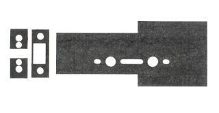 ZIUKFL60G - Zoo Hardware 2mm Universal Flat Latch Intumescent to suit ZUKF &lpar;FD60&rpar;