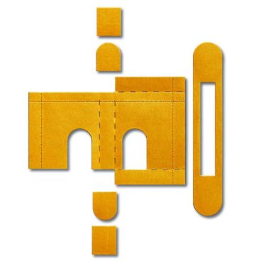 Click Here To Enlarge This Photo Of ES1273 - Carlisle Brass Eurospec Universal UK Deadlock Self Adhesive Intumescent Fire Kit &lpar;FD30&sol;60&rpar;