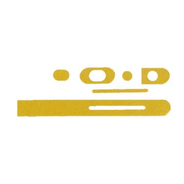 Click Here To Enlarge This Photo Of INT1008 - Carlisle Brass Eurospec Lever Action Flush Bolt Self Adhesive Intumescent Fire Kit &lpar;FD30&sol;60&rpar;