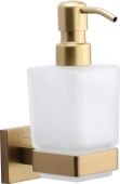 CHE-SOAP-SB M&period;Marcus 'Chelsea' Soap Dispenser with High Quality Grade 304 SS Pump Satin Brass Finish