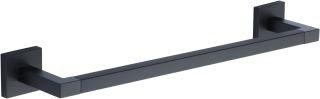 CHE-TOWEL-45-BL M&period;Marcus 'Chelsea' Single Towel Rail 450mm Matt Black Finish