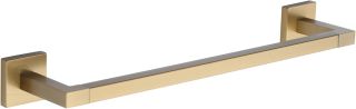 CHE-TOWEL-45-SB M&period;Marcus 'Chelsea' Single Towel Rail 450mm Satin Brass Finish