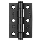 HIN1322&sol;7MB - Carlisle Brass Eurospec 76mm x 51mm x 2mm Ball Bearing Hinges Grade 7 &lpar;40kg&rpar; Matt Black