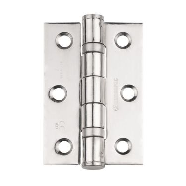 Click Here To Enlarge This Photo Of HIN1322&sol;7CP - Carlisle Brass Eurospec 76mm x 51mm x 2mm Ball Bearing Hinges Grade 7 &lpar;40kg&rpar; Polished Chrome