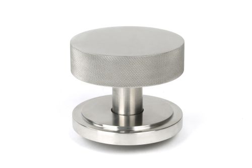 Click Here To Enlarge This Photo Of 46771 From the Anvil Satin Marine SS &lpar;316&rpar; Brompton Centre Door Knob &lpar;Art Deco&rpar;