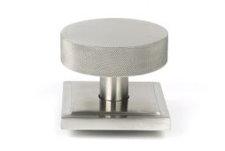 46773 From the Anvil Satin Marine SS &lpar;316&rpar; Brompton Centre Door Knob &lpar;Square&rpar;