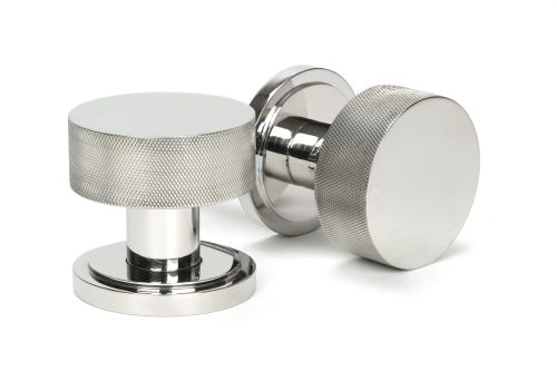 Click Here To Enlarge This Photo Of 46807 From the Anvil Polished Marine SS &lpar;316&rpar; Brompton Mortice&sol;Rim Knob Set &lpar;Art Deco&rpar;