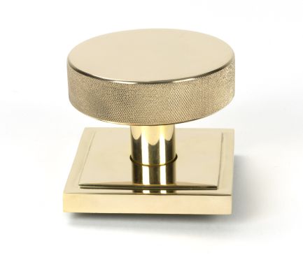 Click Here To Enlarge This Photo Of 50829 From the Anvil Polished Brass Brompton Centre Door Knob &lpar;Square&rpar;