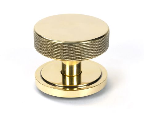 Click Here To Enlarge This Photo Of 46735 From the Anvil Aged Brass Brompton Centre Door Knob &lpar;Art Deco&rpar;