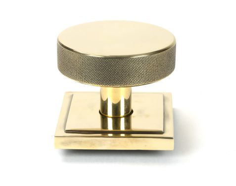 Click Here To Enlarge This Photo Of 46737 From the Anvil Aged Brass Brompton Centre Door Knob &lpar;Square&rpar;